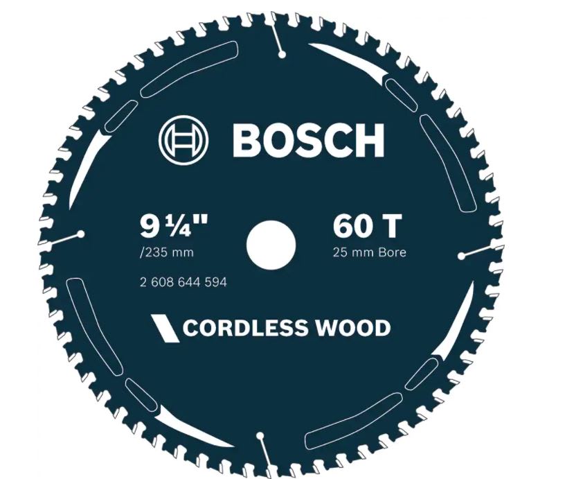 Bosch Cordless Circular Wood Saw Blade 60T 235mm
