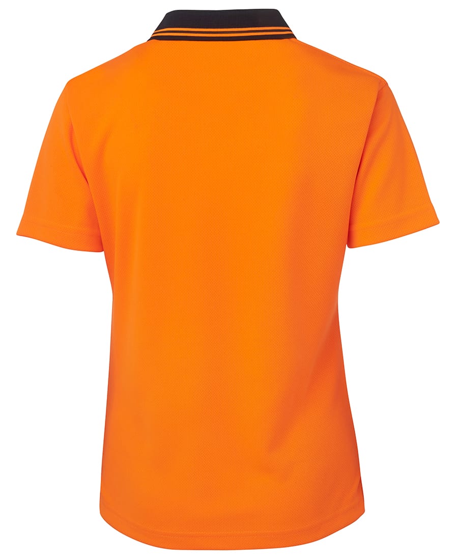JB's Wear, Women's Hi Vis Polo, 6LHCP - Lime/Navy - 08