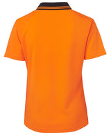 JB's Wear, Women's Hi Vis Polo, 6LHCP - Lime/Navy - 16