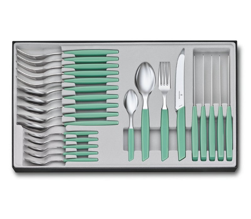 Cutlery Set - Victorinox Swiss Modern Mint (24pc)