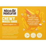 Nice & Natural Chewy Muesli Bars Tropical & Yoghurt 6pk 185g