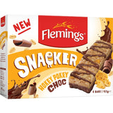 Flemings Snacker Muesli Bars Hokey Pokey 6pk 162g