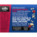 Tasti Protein Muesli Bars Raspberry White Choc 5pk 175g