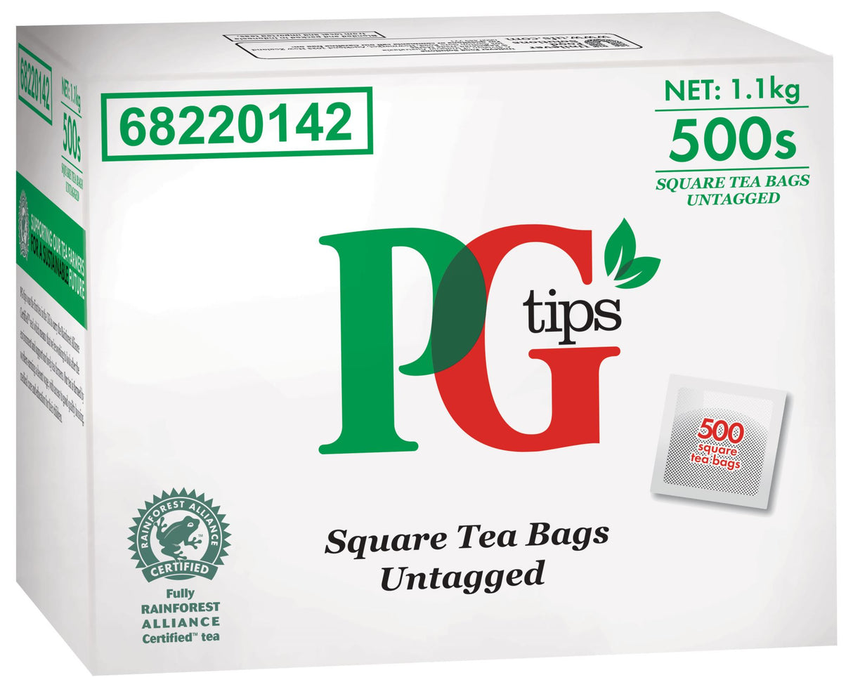 PG Tips Tagless Tea Bags 500 Tea Bags (Box)