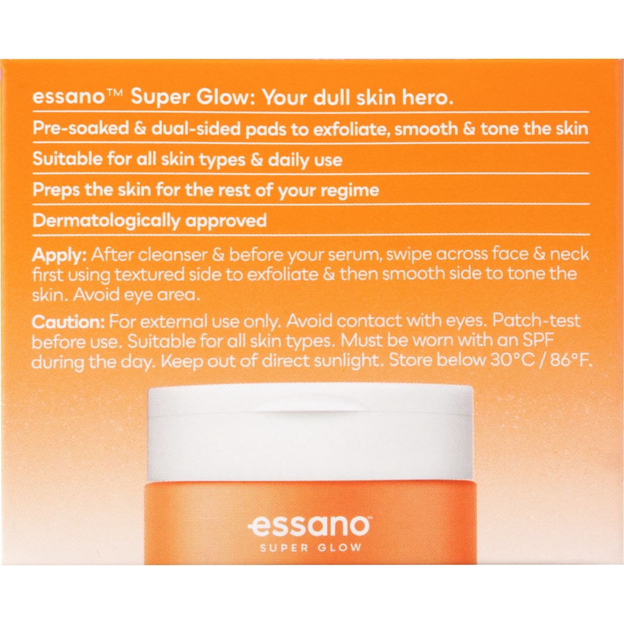 Essano Facial Wipes Vitamin C Brightening Pads 35pack