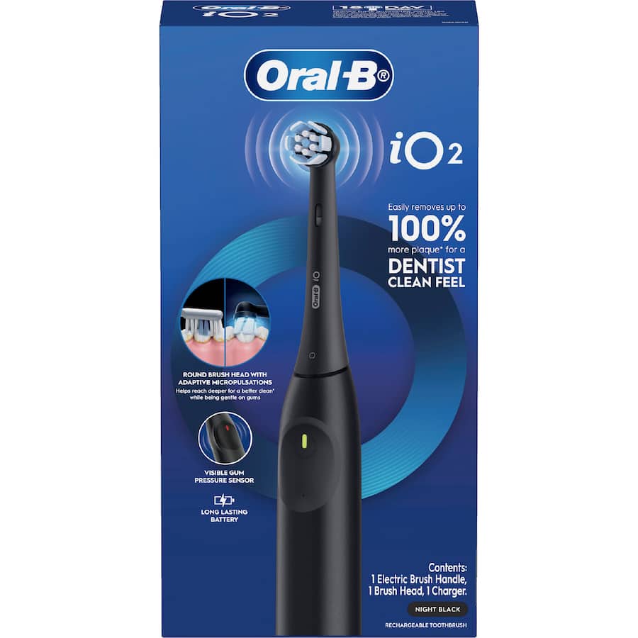 Oral B Electric Toothbrush Io2 Black - 1pack