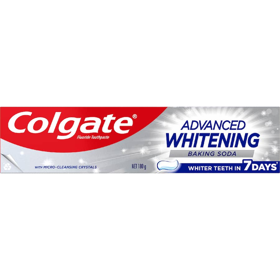 Colgate Advanced Whitening Toothpaste Baking Soda 180g