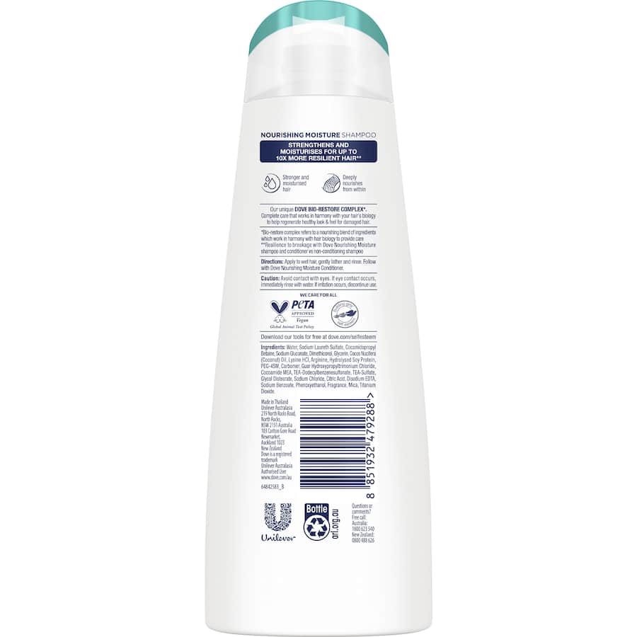 Dove Shampoo Nourishing Moisture 350mL