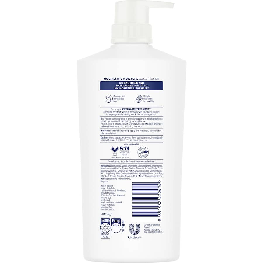 Dove Conditioner Nourishing Moisture 850mL