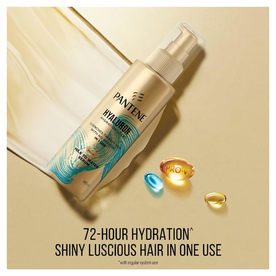Pantene Hair Milk To Water Serum Hyaluron Hydration Lock 140mL
