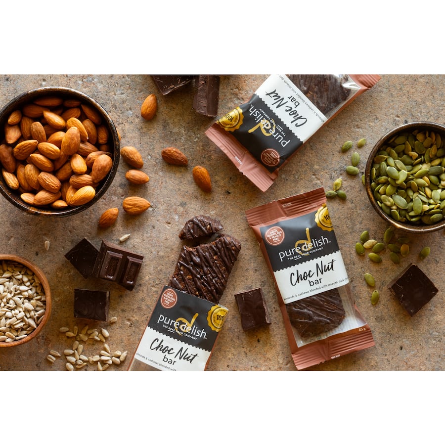 Pure Delish Nut Bars Chocolate Multipack 180g
