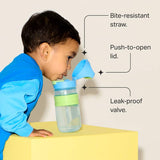 Tommee Tippee On The Go Baby Drinking Cup Straw Non To Spill 18m+ - 500mL