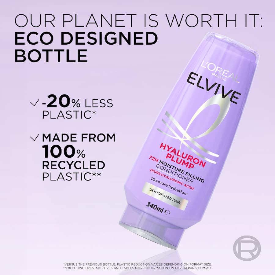 Loreal Elvive Conditioner Hyaluron Plump 72h Moisture 800mL