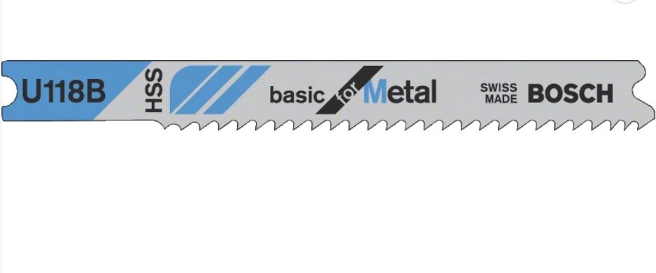 Bosch jigsaw Blade U118B 3 (Pack)