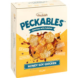 Peckish Peckables Rice Snacks Honey Soy Chicken 100g