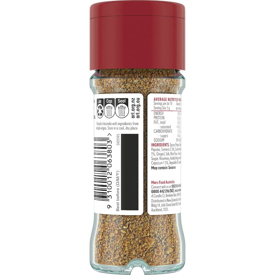 Masterfoods Seasoning Moroccan Blend Jar 52g