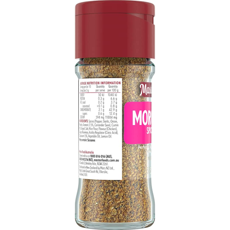 Masterfoods Seasoning Moroccan Blend Jar 52g