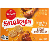 Snakata Rice Crackers Honey Soy Chicken 100g