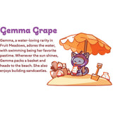 Fruit Meadows - Kawaii Cat Milk Carton-Grape