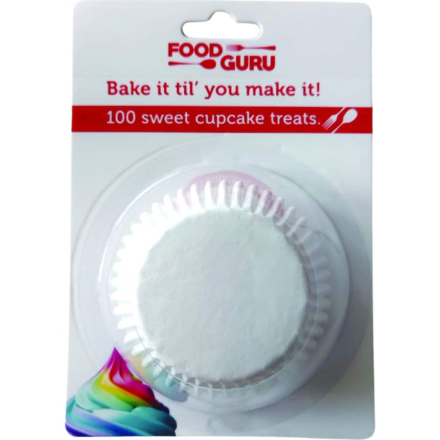 Food Guru Patty Tins Cupcake 100pack