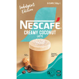 Nescafe Coffee Sachets Creamy Coconut Latte 8pack