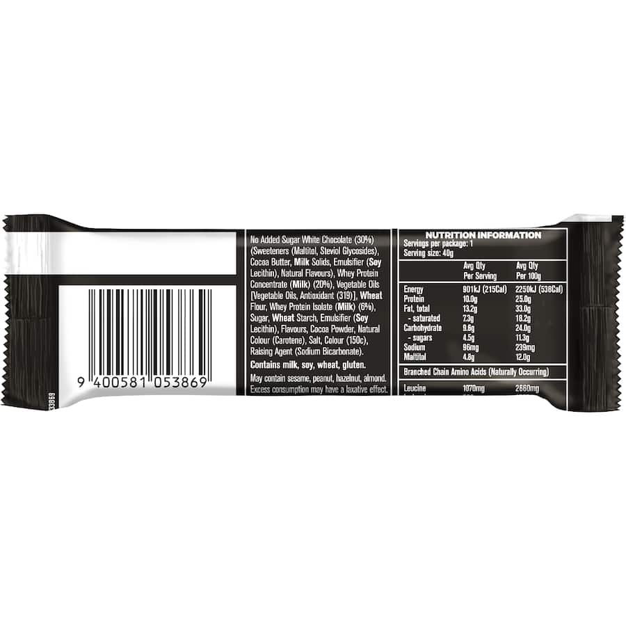 Musashi Protein Bar Wafer White Chocolate Caramel 40g
