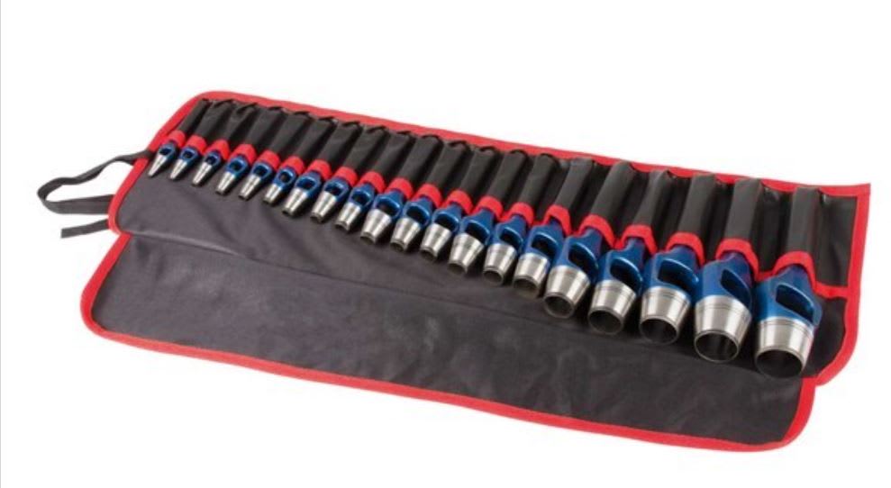 Rennsteig Hollow Wad Punch Set 15Pce