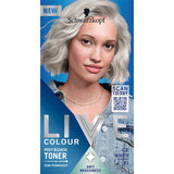Schwarzkopf Live Colour Hair Colour Post Bleach Toner Ice White T1 - 1pack