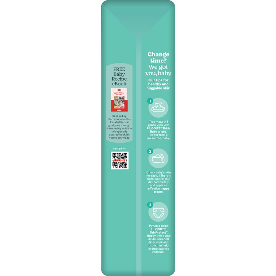 Huggies Skin Protect Nappies Crawler Boys & Girls 6-11kg Size 3 74pack
