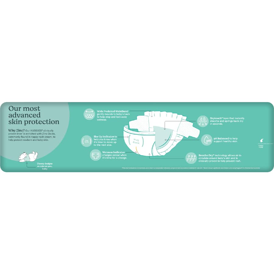 Huggies Skin Protect Nappies Crawler Boys & Girls 6-11kg Size 3 74pack
