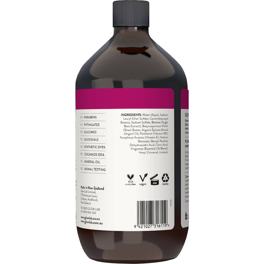 Glow Lab Hand Wash Refill Plum & Cherry Blossom 900mL