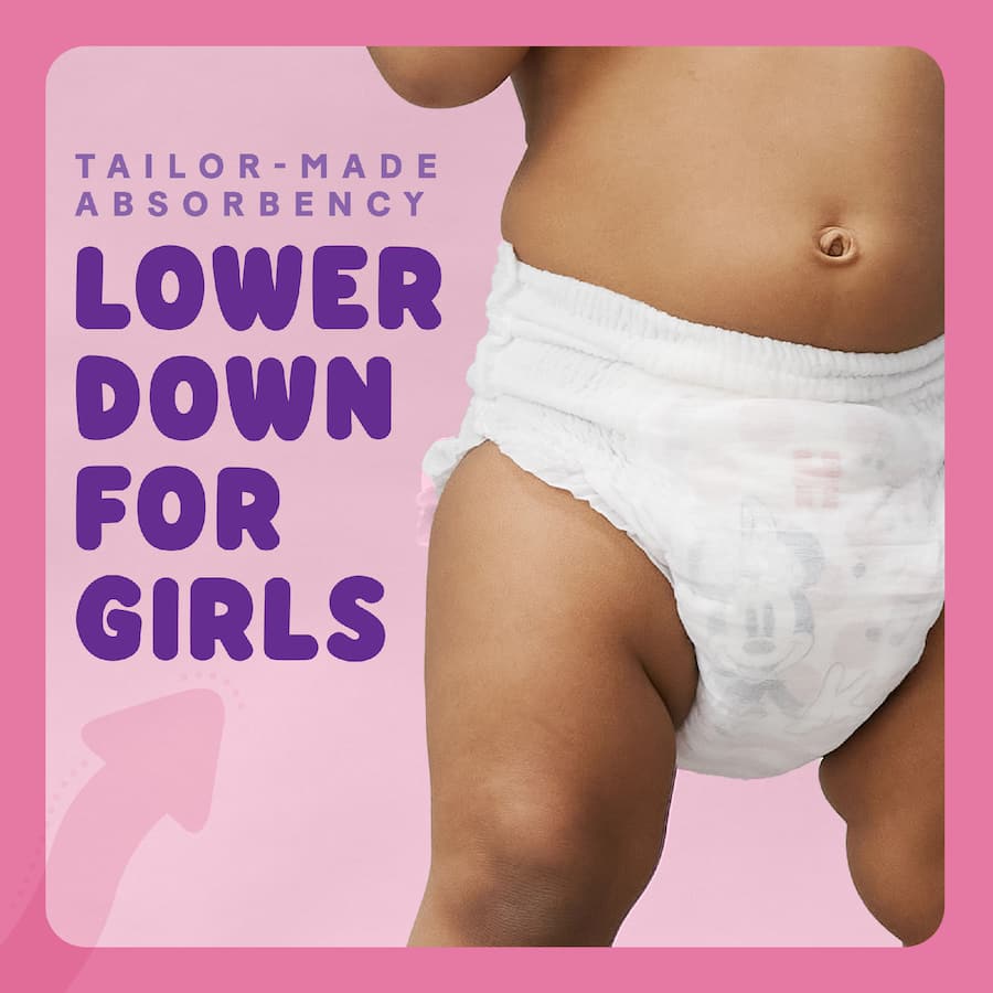 Huggies Ultra Dry Nappy Pants Toddler Girls 9-14kg Size 4 15pack