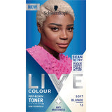Schwarzkopf Live Colour Hair Colour Post Bleach Toner Blonde T2 - 1pack