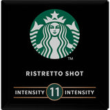 Starbucks By Nespresso Coffee Pods Ristretto 10pack