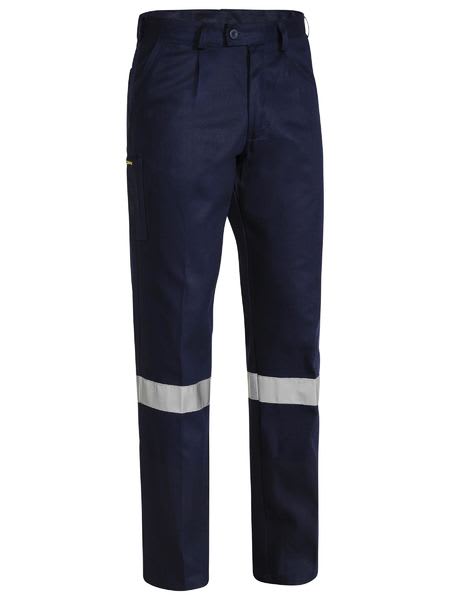 Bisley, Taped Original Work Pant, BP6007T-Stout Fit (Pair) - Navy - Size: 97
