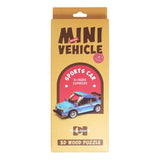 3d Wooden Puzzle Mini Model Vehicle Assorted
