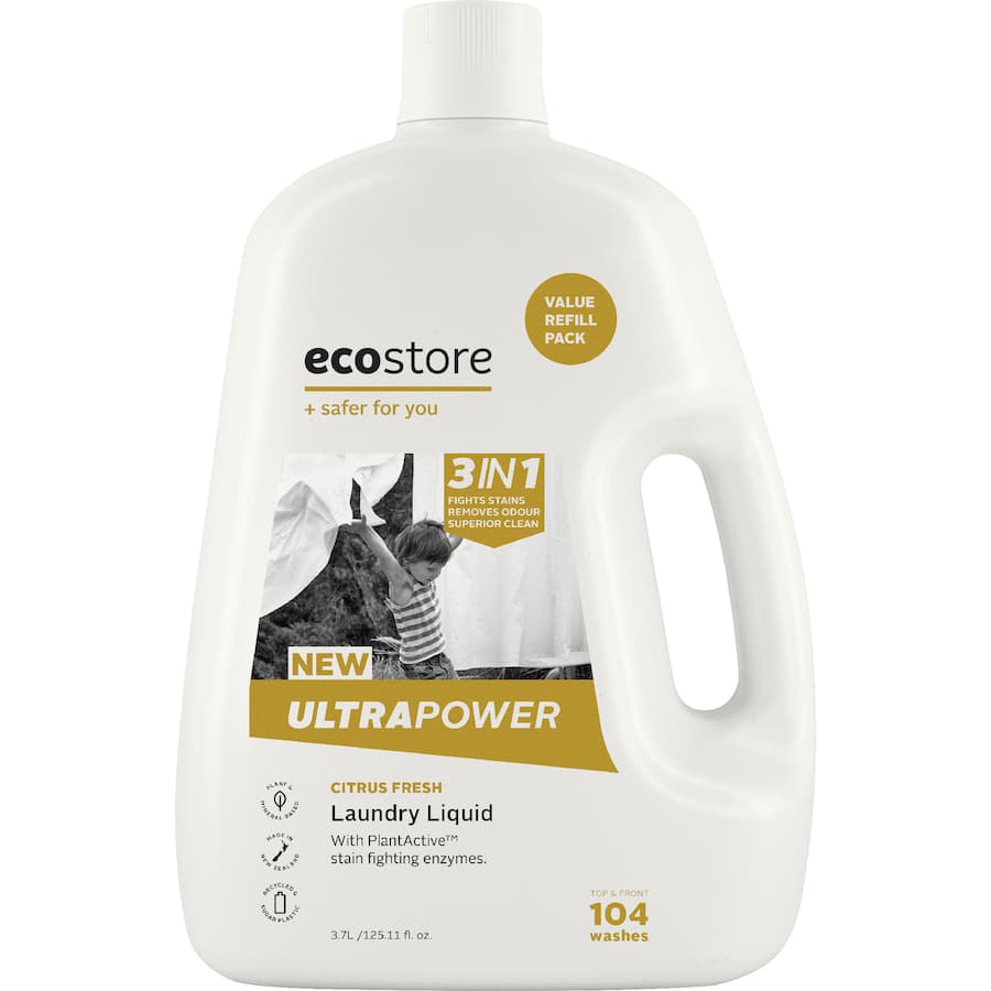 Ecostore Laundry Liquid Ultra Power 3.7L