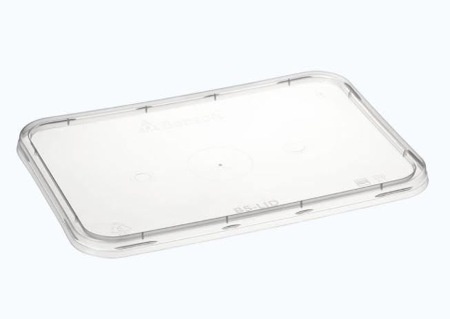 PP Flat Lids for Takeaway Rectangular Containers 175 x 120mm 50 (Pack)