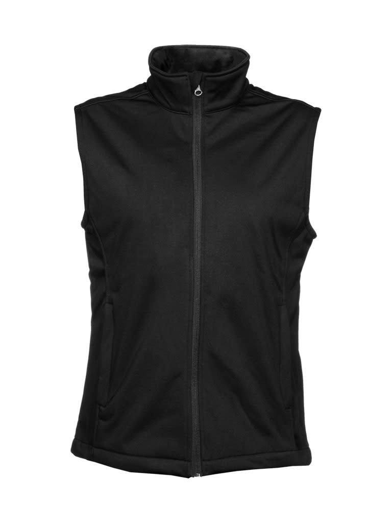 Cloke, Women's Balfour Softshell Vest, SVG - Black (Size: 16)
