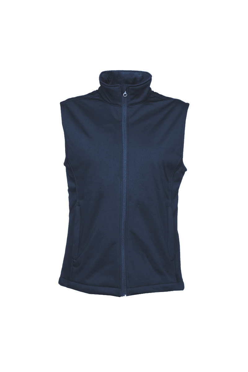 Cloke, Women's Balfour Softshell Vest, SVG - Navy (Size: 08)