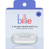 Billie 5- Blade Razor Refills 3 pack