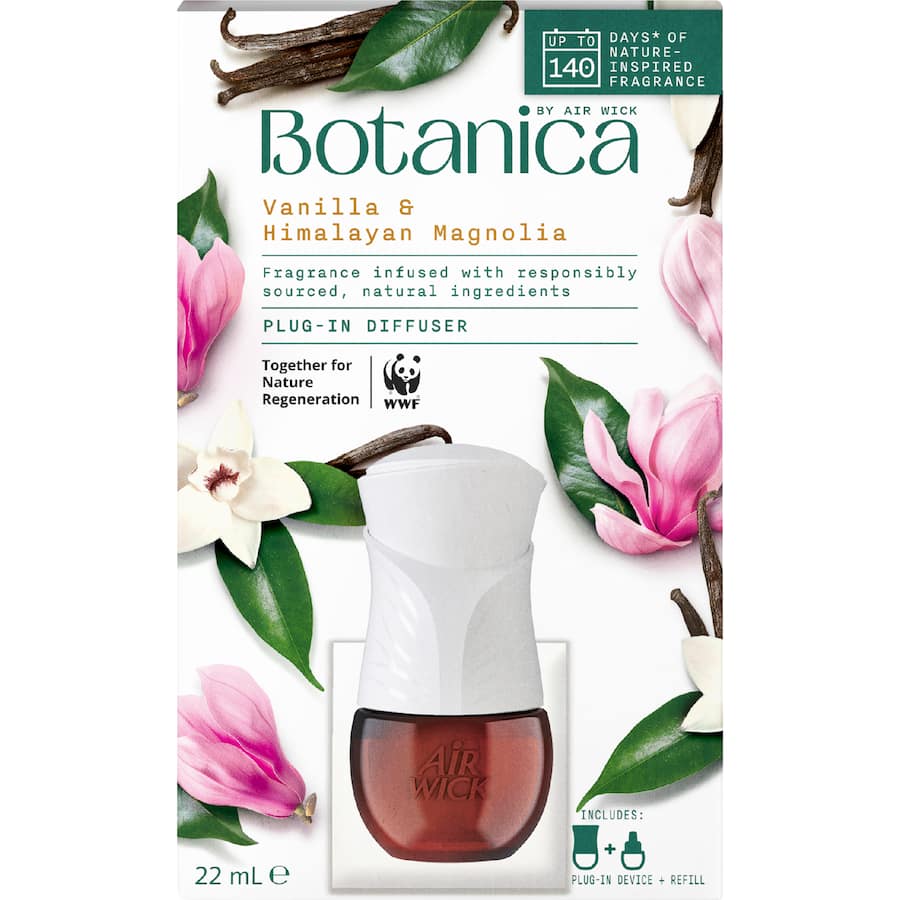 Air Wick Botanica Air Freshener Vanilla & Himalayan Magnolia - 22mL
