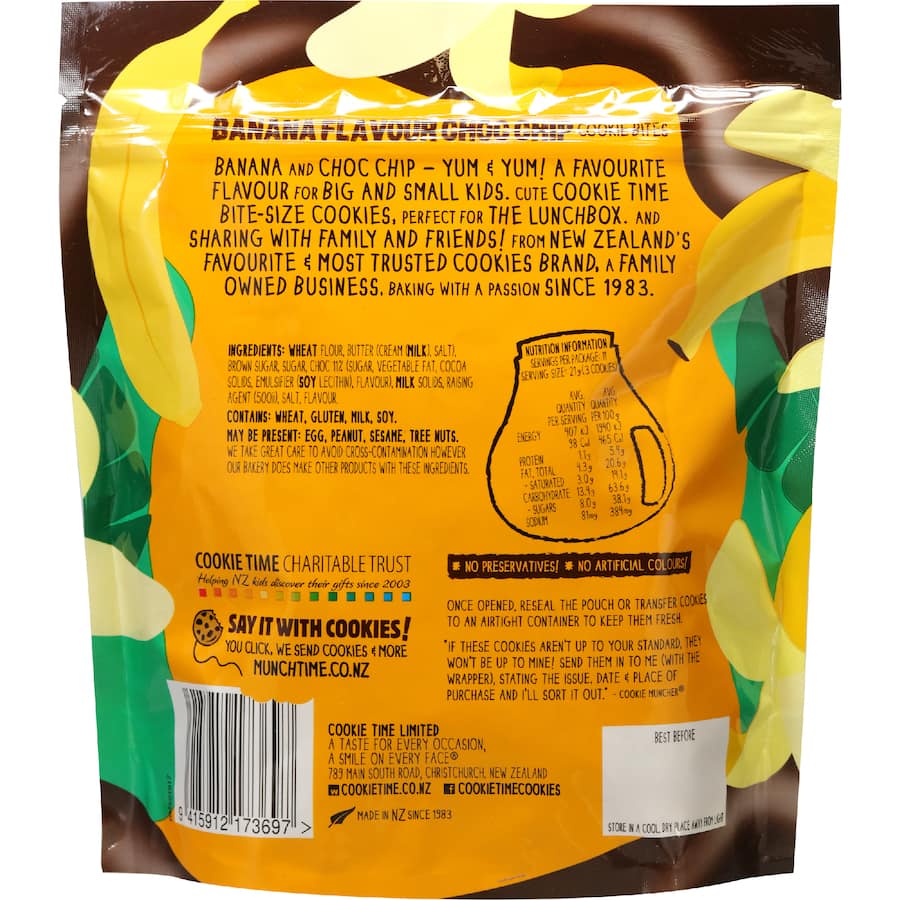 Cookie Time Cookies Bites Banana Choc 250g