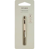 Dash Tweezer Slant Gold Plated
