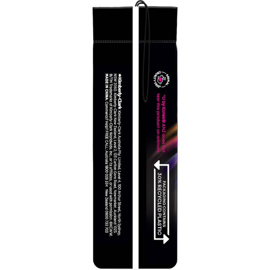 U By Kotex Pads Zero Super With Wings 10 pack