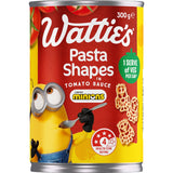Watties Pasta Minions Shapes In Tomato 300g