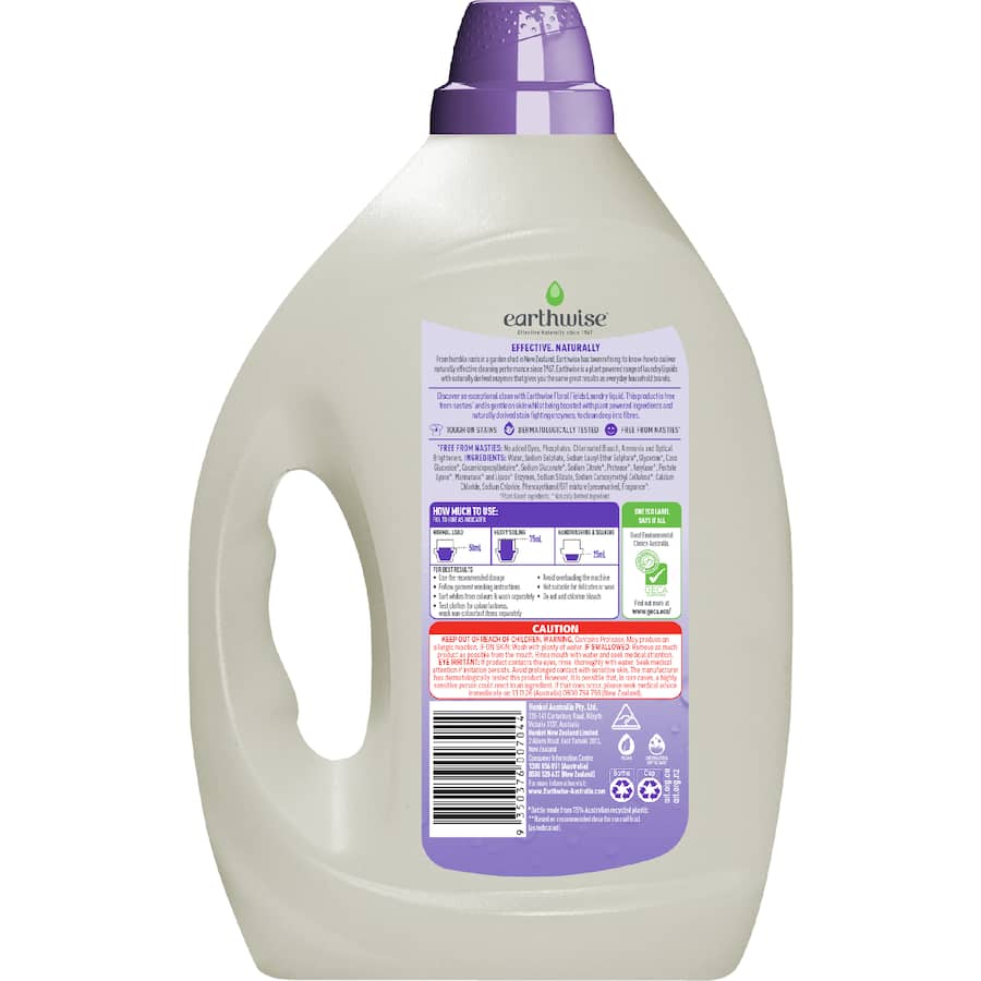 Earthwise Laundry Liquid Floralfield 2L