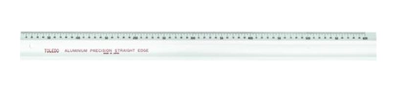 Toledo Aluminium Straight Edge Rule 600mm (Each)