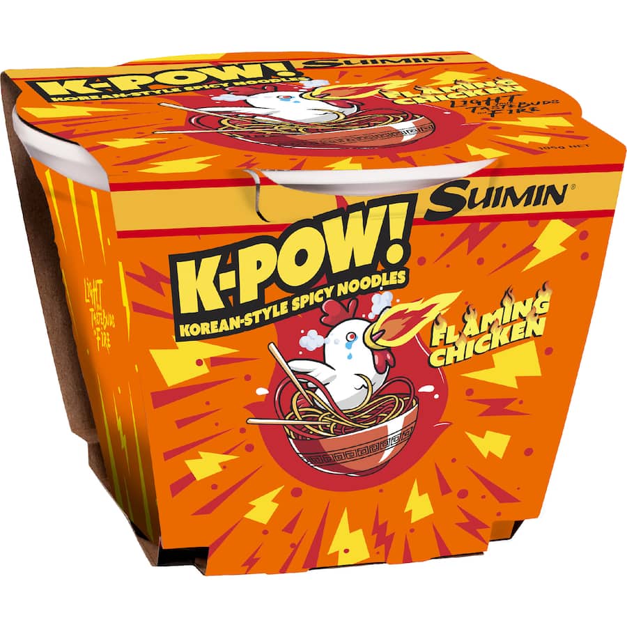 Suimin K-pow Noodles Flaming Chicken - 105g