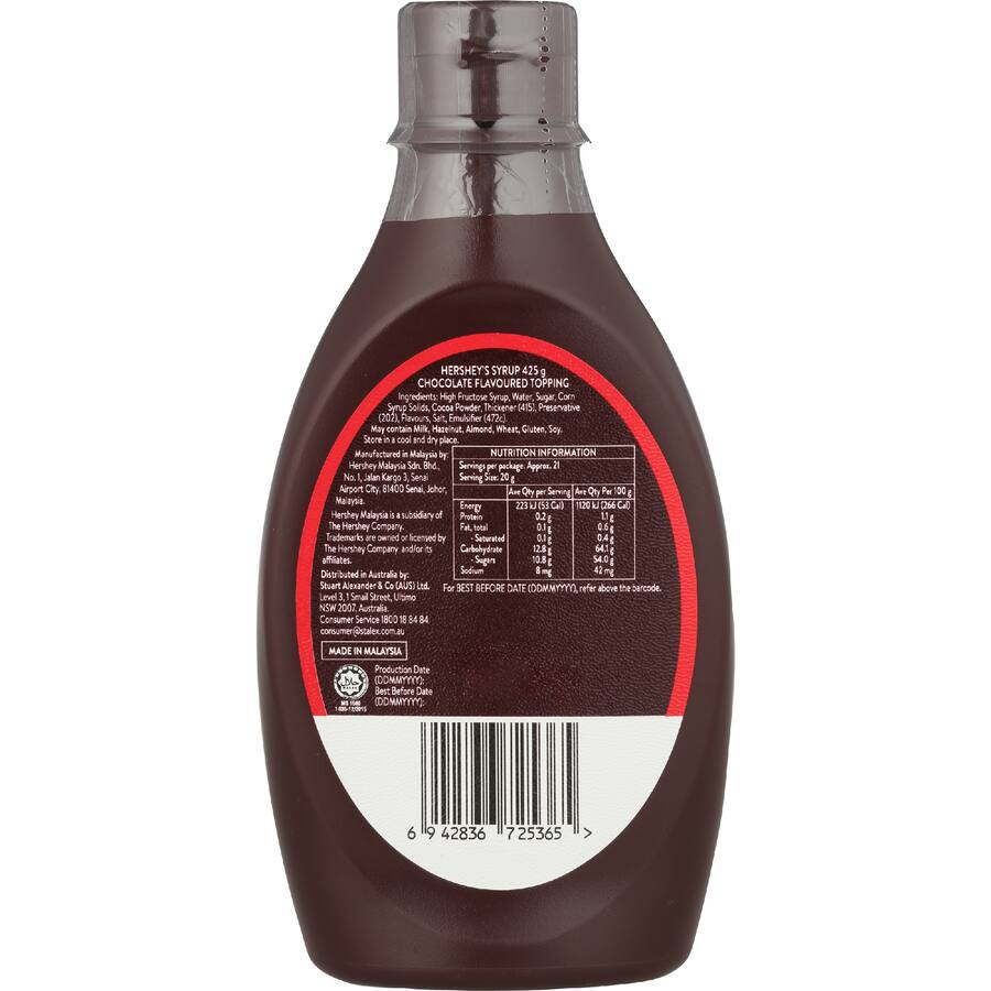 Hersheys Syrup Chocolate Topping - 425g